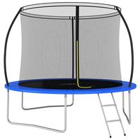 vidaXL Trampolin-Set Rund 305×76 cm 150 kg Schwarz