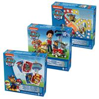 Spin Master 3-tlg. Spiele-Set PAW Patrol Kartenspiel, Aktionspiel Popper Jr. & Puzzle (24 Teile)