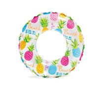 Opblaasbare zwemband met gekleurde ananas print 51 cm -