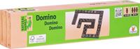 VEDES Großhandel GmbH - Ware Natural Games Domino in Holzbox, 55 Steine