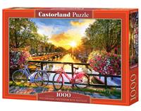 Castorland Picturesque Amsterdam with Bicycles Puzzel 1000 Stukjes