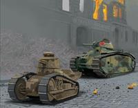 Char B.1 bis & Renault FT.17 1:76 Revell Model Kit