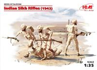 icm WWII Indische Sikh Rifels, 4 Figuren
