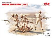 WWII Indische Sikh Rifels, 4 Figuren