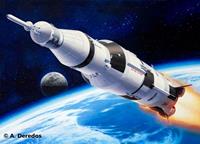 Revell 04909 Apollo Saturn V Ruimtevaartuig (bouwpakket) 1:144