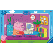 Ravensburger Peppa am Computer Puzzle 15 teilig 06123