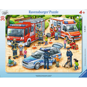 Ravensburger Framepuzzel - spannende beroepen, 30 stuks