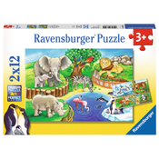 Ravensburger Animals In The Zoo 2x12p