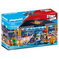 PLAYMOBIL 70552 Stuntshow Werkstattzelt, Konstruktionsspielzeug