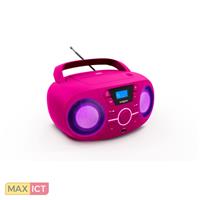 Bigben CD-Player mit Radio CD61 (pink)