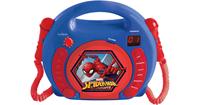 4kidsonly Spiderman Draagbare CD Speler met 2 Microfooons