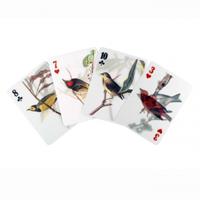 Kikkerland speelkaarten 3D vogels 62 x 88 mm papier