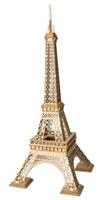 Robotime 3D puzzel Eiffeltoren 23 cm hout naturel 122 delig