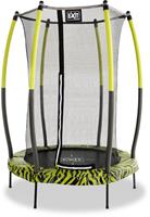 EXIT Tiggy Junior Trampoline ø140cm Lime + Sicherheitsnetz schwarz