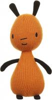 knuffel Flop junior 20 cm wol oranje/zwart