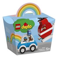 LEGO - DUPLO 10957 LEGO DUPLO Brandweerhelikopter en politiewag