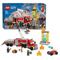 LEGO Konstruktionsspielsteine »Mobile Feuerwehreinsatzzentrale (60282), LEGO City Fire«, (380 St), Made in Europe