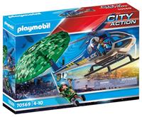 PLAYMOBIL 70569 Politiehelikopter: Parachute- Achtervolging