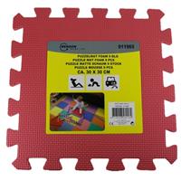 Puzzel speelmat foam tegels 30 x 30 cm roze 18 stuks -