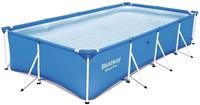 Bestway Steel Pro™ Frame Pool, 400 x 211 81 cm, ohne Pumpe, eckig