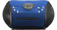 Boombox Kinder-CD-Player mit Radio SCD-24BU Kids, blau