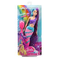 Mattel Barbie Dreamtopia Regenbogenzauber Meerjungfrau Puppe mit langem Haar