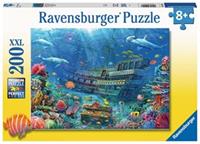 Ravensburger Spieleverlag Ravensburger Kinderpuzzle 12944 - Versunkenes Schiff 200 Teile XXL - Puzzle für Kinder ab 8 Jahren