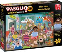 Jumbo legpuzzel Wasgij Goede voornemens! 68 x 49 cm 100 stukjes