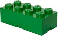 LEGO opbergsteen 8 noppen 25 x 50 cm polypropeen groen