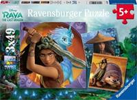 Ravensburger Raya, de Dappere Krijger Puzzel (3 x 49 stukjes)