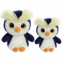 Pinguin knuffels setje van 2x stuks - 15 en 20 cm -