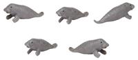 Safari Spielzeugfiguren Seekühe Junior Grau 192 Stück
