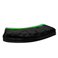 VirtuFit Trampoline Beschermrand - Zwart / Groen - 305 cm