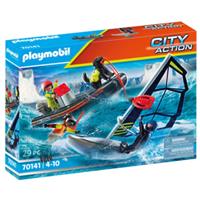 PLAYMOBIL City Action Seenot: Polarsegler-Rettung mit Schlauchboot 70141