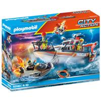 PLAYMOBIL City Action Seenot: Löscheinsatz mit Rettungskreuzer 70140