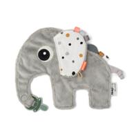 donebydeer Knuffeldoekje met fopspeenhouder voor baby's Done by Deer Elphee