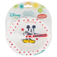 Disney Mickey Mouse papschaaltje met lepel melamine 16 cm - Kommetjes/schaaltjes voor kinderen