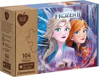 Clementoni legpuzzel Disney Frozen II meisjes 104 stukjes