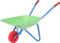 Pro Garden kruiwagen 80 cm staal groen/blauw