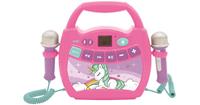 Einhorn Tragbarer digitaler Karaoke-Player Kinder weiß  Kinder