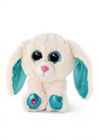 Nici Glubschis Kuscheltier Hase Wolli-Dot 15cm (46617) türkis/weiß