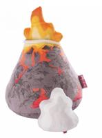 NICI Dragonia Plüschvulkan mit Wolke und Feuer, Kuscheltier, Stofftier, Vulkan, Plüsch, 12 cm, 46719