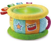 VTech Baby: Pluche Lichtjestrommel 25 x 11 cm geel/groen