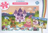 Rebo Productions legpuzzels Prinsessenwereld 26,4 x 18,1 cm 48 st