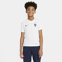 Nike Frankreich Trikot Away Stadium EM 2021 Kinder, weiß / dunkelblau, S