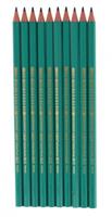 grafietpotloden Evolution HB groen 10 stuks