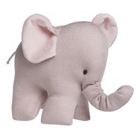 Baby's Only Knuffelolifant Sparkle Zilver - Roze Mêlee