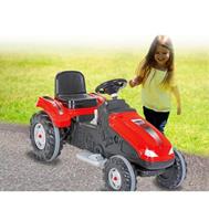 Jamara tractor Ride On Big Wheel 12 V 114 x 53 cm rood