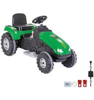 tractor Ride On Big Wheel 12 V 114 x 53 cm groen