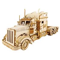 Robotime Modelbouwpakket Heavy Truck 22,4 Cm Hout 286-delig